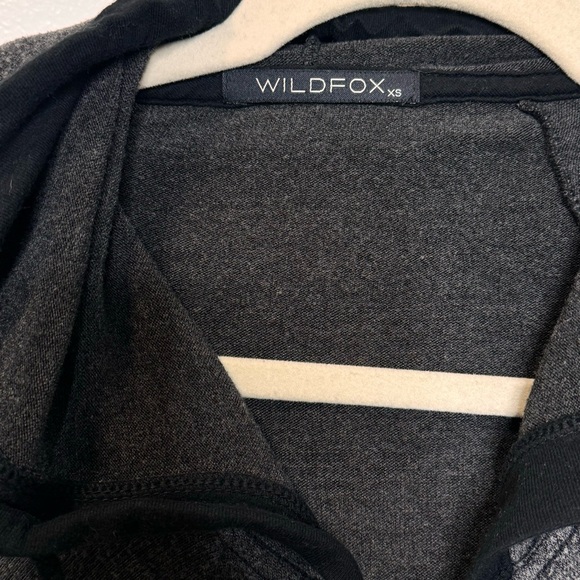 EUC Wildfox xs white magic long oversized hoodie poncho- belled sleeved black - Picture 6 of 12